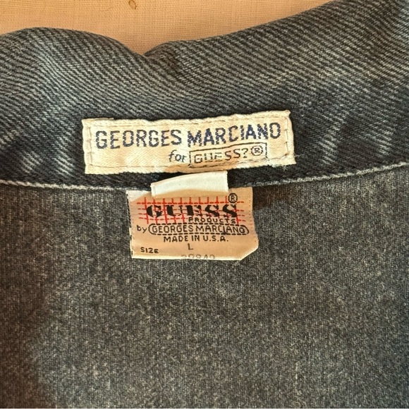 Sold! - Vintage Georges Marciano for Guess denim jacket - barely worn! - Picture 4 of 4